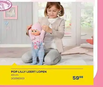 Supra Bazar Pop lilly leert lopen 43 cm aanbieding