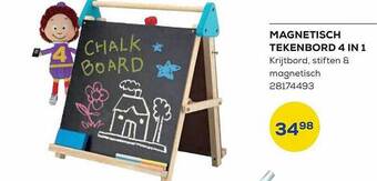 Magnetisch tekenbord 4 in 1