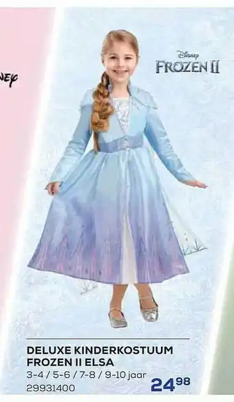 Supra Bazar Deluxe kinderkostuum frozen ii elsa aanbieding