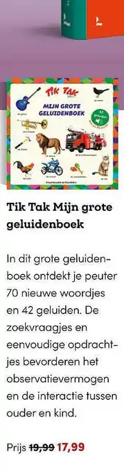 Tik tak mijn grote geluidenboek