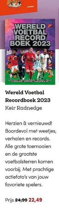 Wereld voetbal recordboek 2023 - keir radnedge