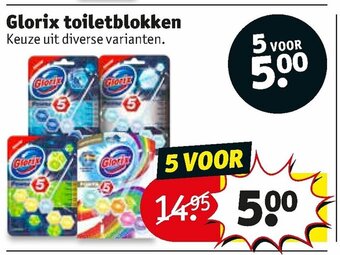 Kruidvat Glorix toiletblokken aanbieding