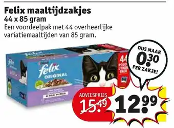 Felix maaltijdzakjes 44x85 gram