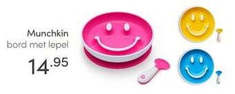 Baby & Tiener Munchkin bord met lepel aanbieding