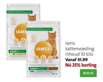 Intratuin Iams kattenvoeding aanbieding