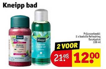 Kruidvat Kneipp bad aanbieding