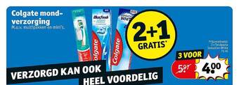 Kruidvat Colgate mondverzorging aanbieding
