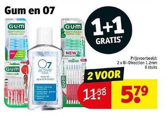 Kruidvat Gum en 07 aanbieding