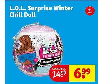 Kruidvat Lol surprise winter chill doll aanbieding