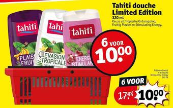 Kruidvat Tahiti douche limited edition aanbieding