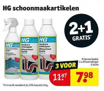 Kruidvat Hg schoonmaakartikelen aanbieding