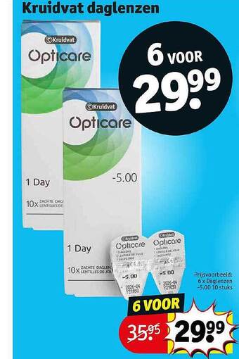 Kruidvat Kruidvat daglenzen aanbieding