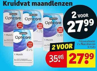 Kruidvat Kruidvat maandlenzen aanbieding