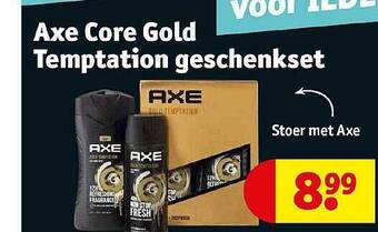 Axe core gold temptation geschenkset