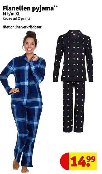 Flanellen pyjama