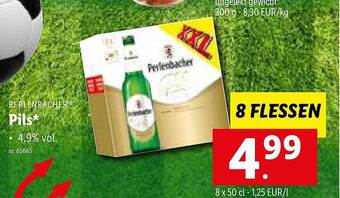 Lidl Perlenbacher pils aanbieding