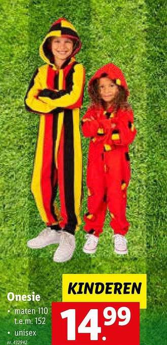 Lidl Onesie aanbieding