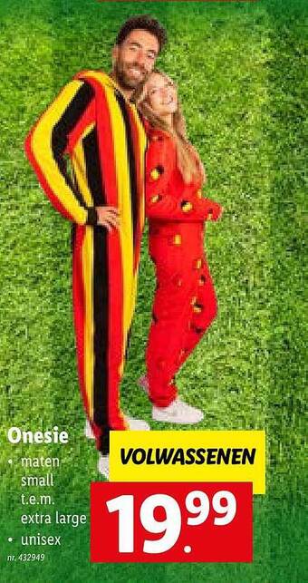 Lidl Onesie aanbieding
