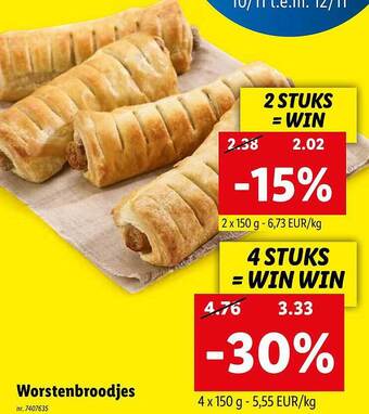 Worstenbroodjes