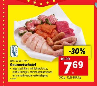 Lidl Limited edition gourmetschotel aanbieding
