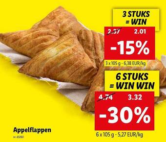 Lidl Appelflappen aanbieding