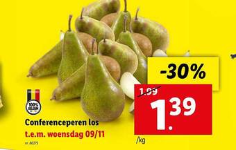 Lidl Conferenceperen los aanbieding