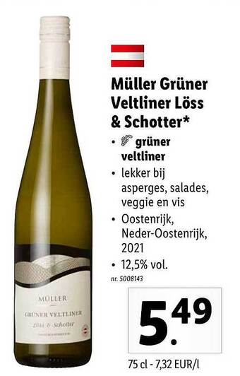 Müller grüner veltliner löss & schotter