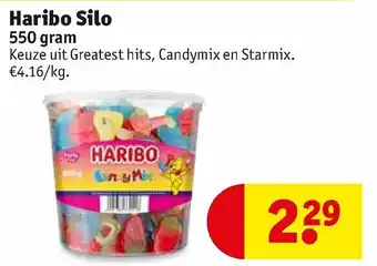 Kruidvat Haribo Silo 550g aanbieding