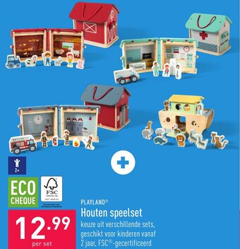 ALDI Playland houten speelset aanbieding