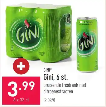 ALDI Gini, 6 st 6 x 33cl aanbieding