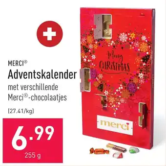 ALDI Merci Adventskalender 255g aanbieding
