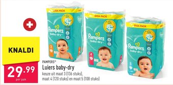 ALDI Pampers luiers baby-dry aanbieding