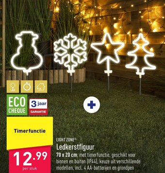 ALDI Light zone ledkerstfiguur aanbieding