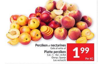 Intermarché Perziken of nectarines aanbieding