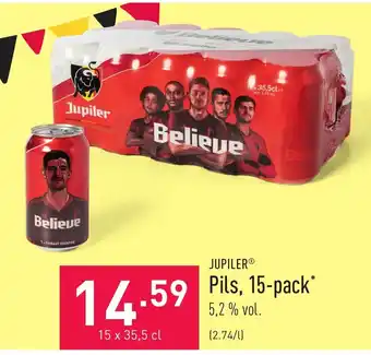 ALDI Jupiler pils, 15-pack aanbieding