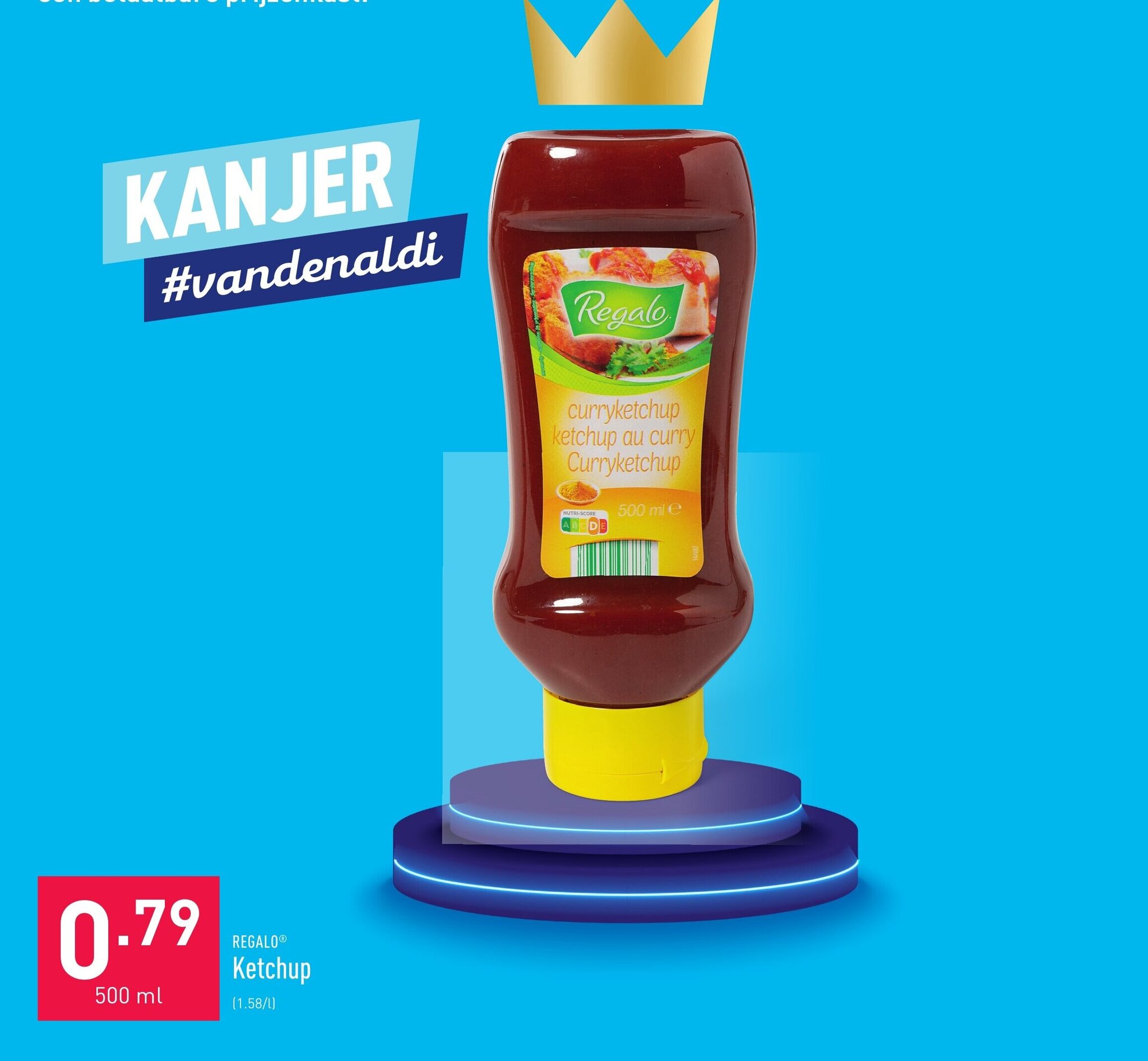 Regalo ketchup 500ml promotie bij ALDI