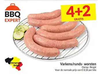 Intermarché Varkens/runds- worsten aanbieding