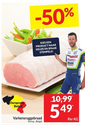 Intermarché Varkensruggebraad aanbieding
