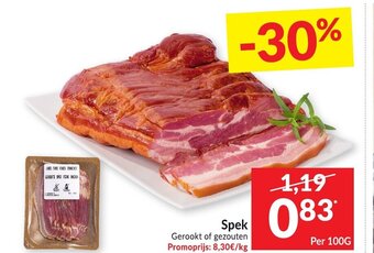 Intermarché Spek 100 g aanbieding