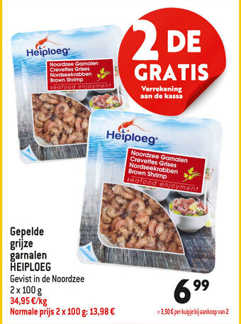 Louis Delhaize Gepelde grijze garnalen heiploeg aanbieding