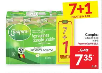 Intermarché Campina 1l aanbieding