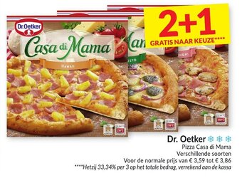 Intermarché Dr. oetker pizza casa di mama aanbieding