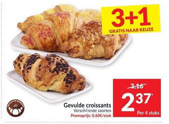 Intermarché Gevulde croissants aanbieding