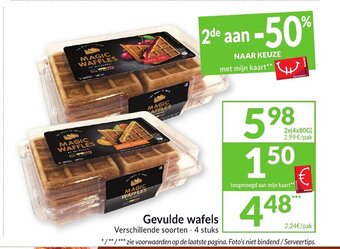 Intermarché Gevulde wafels aanbieding