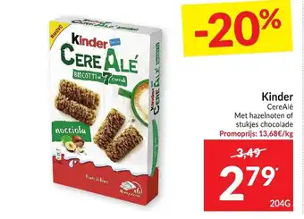 Intermarché Kinder 204g aanbieding