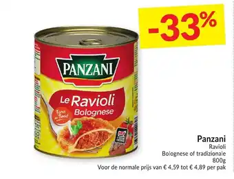 Intermarché Panzani 800g aanbieding
