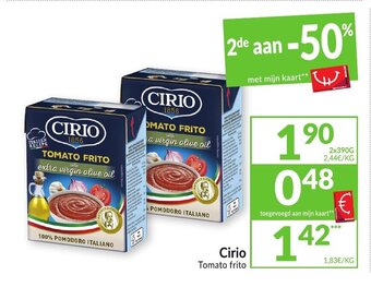 Intermarché Cirio tomato frito aanbieding