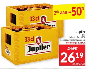 Intermarché Jupiler pils aanbieding