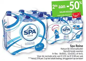 Intermarché Spa reine 1l aanbieding