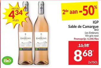 Intermarché Igp sable de camargue bio aanbieding
